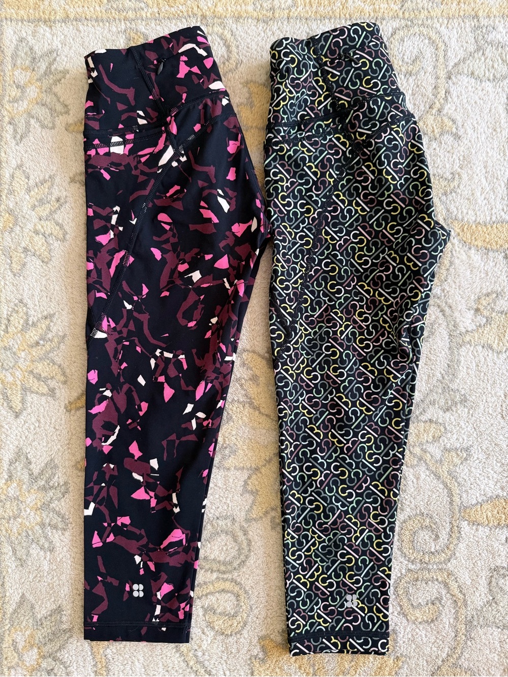 2 Sweaty Betty Power Cropped Leggings XXS